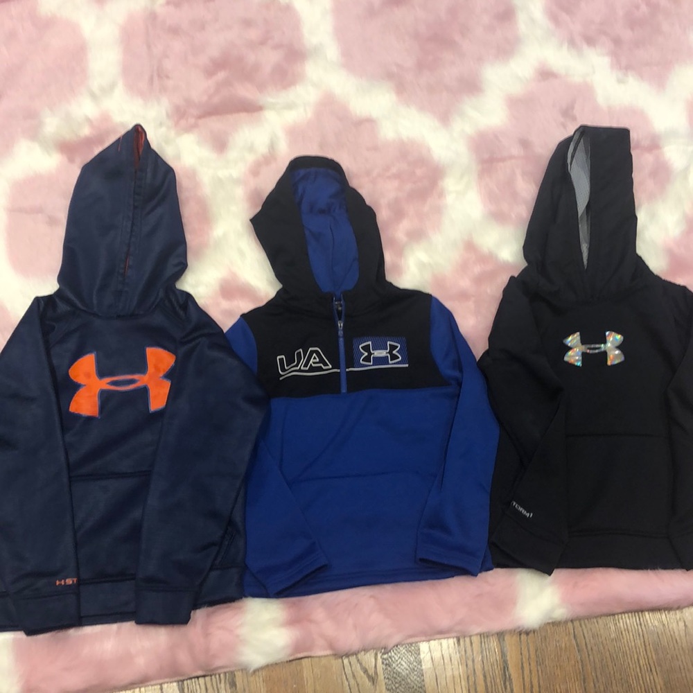 Lot of under armour youth boys sweatshirts
